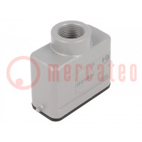 Enclosure: for HDC connectors; Han® A; size 10A; for cable; M20