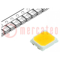 LED; SMD; 2835; blanc froid; 24÷30lm; 6500K; 80; 120°; 60mA; 2,9÷3,2V