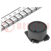 Inductor: wire; SMD; 4.7uH; 1.96A; 0.039Ω; ±20%; 7.6x7.6x5.1mm