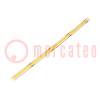 COB ledstrip; neutraal wit; 12V; LED/m: 320; 8mm; IP65; 8W/m