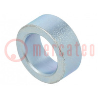 Spacer sleeve; 5mm; cylindrical; steel; zinc; Out.diam: 12mm