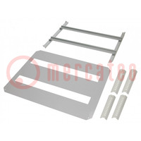 DIN rail frame set with covers; ARCA405021
