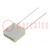 Capacitor: polyester; 10nF; 200VAC; 400VDC; 5mm; ±10%; -55÷105°C
