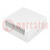 Enclosure: for alarms; X: 85mm; Y: 85mm; Z: 35.5mm; ABS; ivory