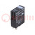 Relay: solid state; Ucntrl: 90÷140VAC; 5A; 1÷80VDC; socket