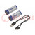 Batt: Li-Ion; 26650; 3,6V; 5200mAh; Ø26,3x70,5mm; Kit: cordon USB
