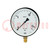 Manometer; 0÷1bar; Class: 1.6; 160mm; Temp: -25÷60°C; IP50; 111.22