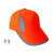 Korntex Warn-Kappe für Kinder mit Reflexelementen Größe einstellbar durch Klettverschluss Farbe: orange