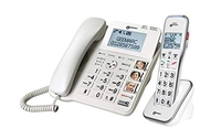 GEEMARC TÉLÉPHONE FILAIRE POUR SÉNIORS DECT595 DECT595_COMBI_WH_VDE 1 PC(S) CL595_WH_VDE