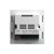 Ścienny odtwarzacz stereo DM835U, FM, BT, wzmacniacz, 2x10W, biały