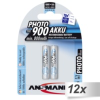 12x2 Ansmann maxE NiMH Accu 900 Micro AAA 800 mAh FOTO