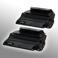 2 Recycling Toner ersetzt HP Q1338D 38A schwarz