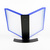 Tischgestell / Sichttafel-System / Standfächer / Preislistenhalter „EasyMount-QuickLoad” | blauw