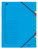 Ordnungsmappe, 12 Fächer, Pendarec-Karton, blau
