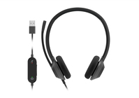 Cisco Headset 322 USB, Wired Dual On-Ear Headphones, Webex Controller with USB-A, Carbon Black, 2-Year Limited Liability Warranty (HS-W-322-C-USB)