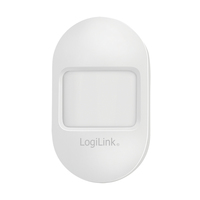 LogiLink SH0113 détecteur de mouvement Capteur infrarouge passif (PIR) Sans fil Mur Blanc