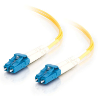 Telegärtner LC/LC, 9/125, 1m fibre optic cable Yellow