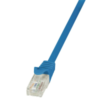 LogiLink 10m Cat.5e U/UTP RJ45 kabel sieciowy Niebieski Cat5e U/UTP (UTP)