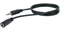 Schwaiger KHA4031 533 audio kabel 1,5 m 3.5mm Zwart