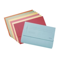 Esselte Pocket-file Folio Yellow Geel Folio (245 x 348 mm)