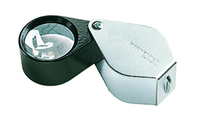 Eschenbach 1176-10 magnifier 10x Black, Chrome