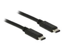 DeLOCK Type-C 2.0 - USB Type-C 2.0, 1 m USB-kabel USB 2.0 USB C Zwart
