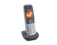 Gigaset E560HX Téléphone analog/dect Identification de l'appelant Noir