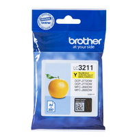 Brother LC-3211Y tintapatron Eredeti Standard teljesítmény Sárga
