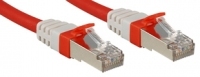 Lindy Cat.6 (A) SSTP / S/FTP PIMF Premium 0.5m networking cable Red