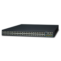 PLANET SGS-6341-48T4X Netzwerk-Switch Managed L3 Gigabit Ethernet (10/100/1000) 1U Schwarz