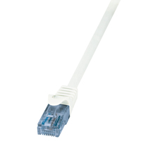 LogiLink CP3021U networking cable White 0.5 m Cat6a U/UTP (UTP)