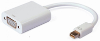 Techly IADAP-MDP-VGAF2 adaptador de cable de vídeo Mini DisplayPort VGA (D-Sub) Blanco