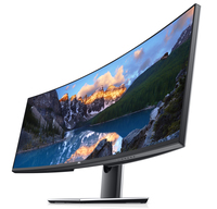 DELL U4919DW computer monitor 124.5 cm (49") 5120 x 1440 pixels UltraWide Dual Quad HD LED Black, Silver