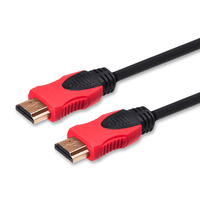 Savio CL-140 kabel HDMI 7,5 m HDMI Typu A (Standard) Czarny, Czerwony