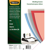 Fellowes 53764 binding cover A3 PVC Transparant 100 stuk(s)