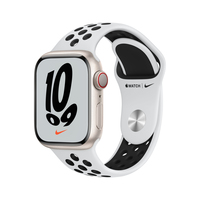 Apple Watch Nike Series 7 OLED 41 mm Digitale Touch screen 4G Beige Wi-Fi GPS (satellitare)