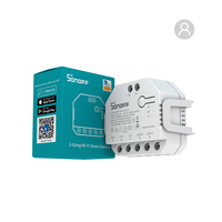 Sonoff DUALR3 villanykapcsoló Intelligens kapcsoló Fehér