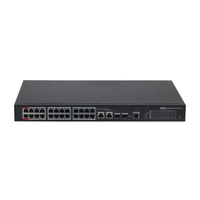 Dahua Technology PoE DH-PFS4226-24ET-360-V3 network switch Managed L2 Gigabit Ethernet (10/100/1000) Power over Ethernet (PoE) Black