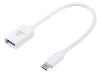 Renkforce RF-6056892 Kabeladapter USB-C USB-A Weiß