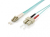 Equip 255315 InfiniBand/fibre optic cable 5 m LC SC OM3 Turkoois