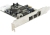 DeLOCK PCI Express card FireWire A / B carte et adaptateur d'interfaces