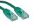 Cables Direct 0.25m Cat6, M - M networking cable Green U/UTP (UTP)