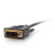 C2G 42517 adapter kablowy 3 m HDMI DVI-D Czarny