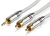 PureLink AC0120-050 cable de audio 5 m 2 x RCA 3,5mm Blanco