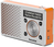 TechniSat DigitRadio 1 Portátil Digital Naranja, Plata