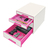 Leitz WOW Cube scatola per la conservazione di documenti Polistirolo Rosa, Bianco