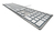 CHERRY KC 6000 SLIM FOR MAC clavier USB QWERTY Anglais britannique Argent