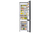 Samsung RB38A7B6BB1 frigorifero Combinato BESPOKE Libera installazione con congelatoreE 2m 390 L con rivestimento in acciaio inox Classe B, Nero Antracite