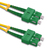 Qoltec 54094 fibre optic cable 200 m SC G.652D Yellow