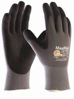 Montagehandschuh atg MaxiFlex® Ultimate™ 34-874, Gr. 6 grau/schwarz, Nylon, Nitril-Mikro-Schaumbeschichtung, EN 388 (413
